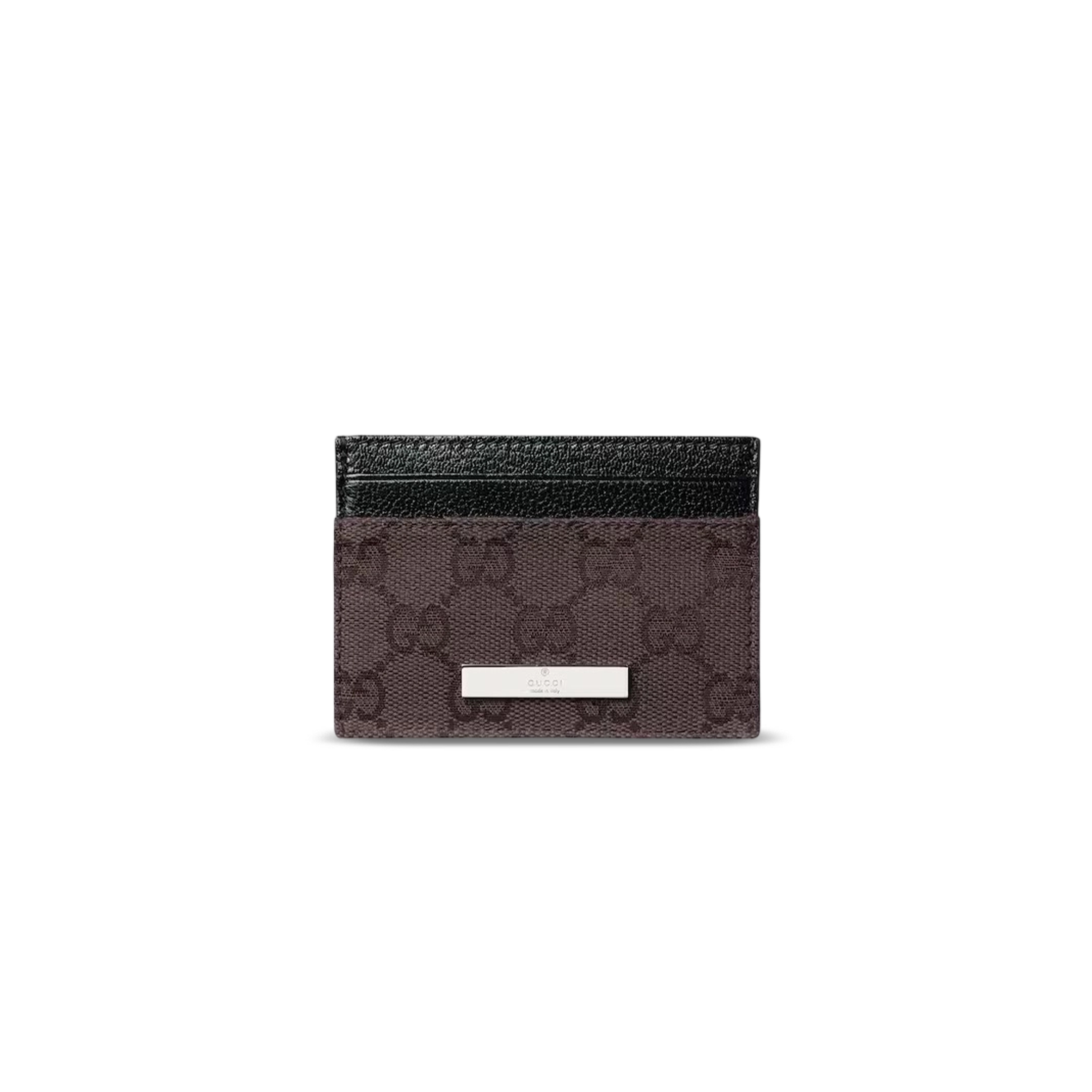 GUCCI CARD CASE WITH GUCCI PLAQUE 875795 (10*7cm)